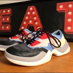 ZARA Multicolored Platform Chunky Sneakers